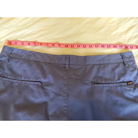 Volcom Men's 40 Monty Shorts Blue Casual Cotton Blend Chino Flat Front - Picture 8 of 10